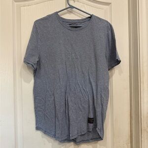 Abercrombie & Fitch Heather blue Short Sleeve Tee